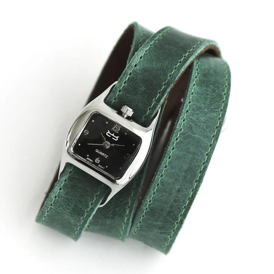 TWIST Wrap Watch – Jade Green