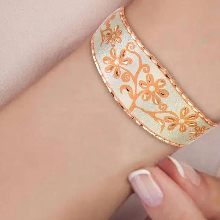 Unique Silver Flower Bracelets