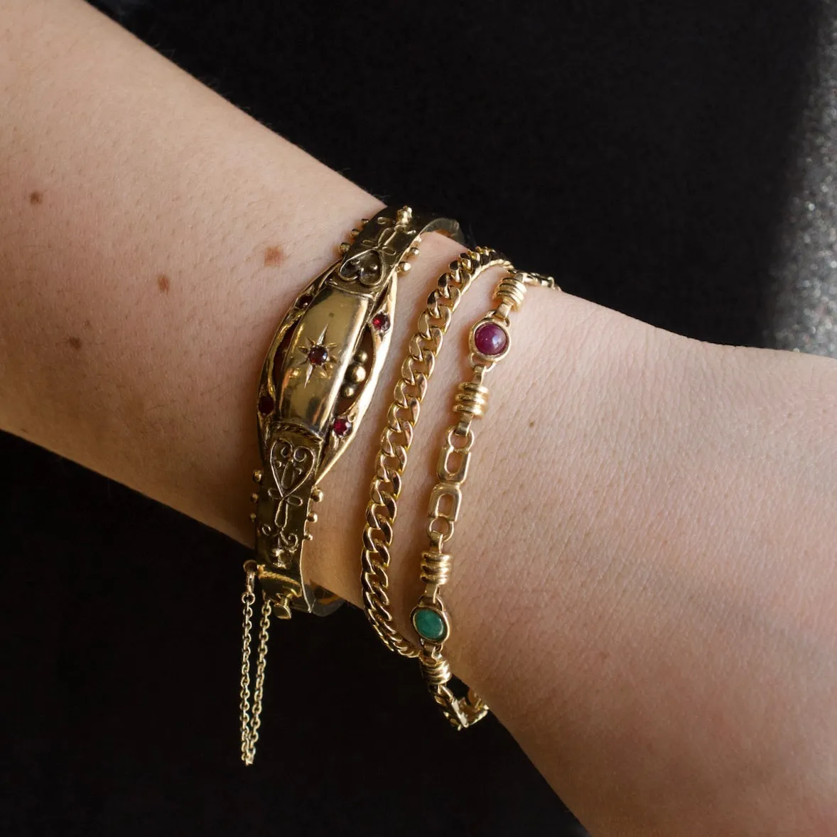 Vintage Cabochon Bracelet