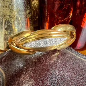 Vintage Diamond Cuff Bracelet