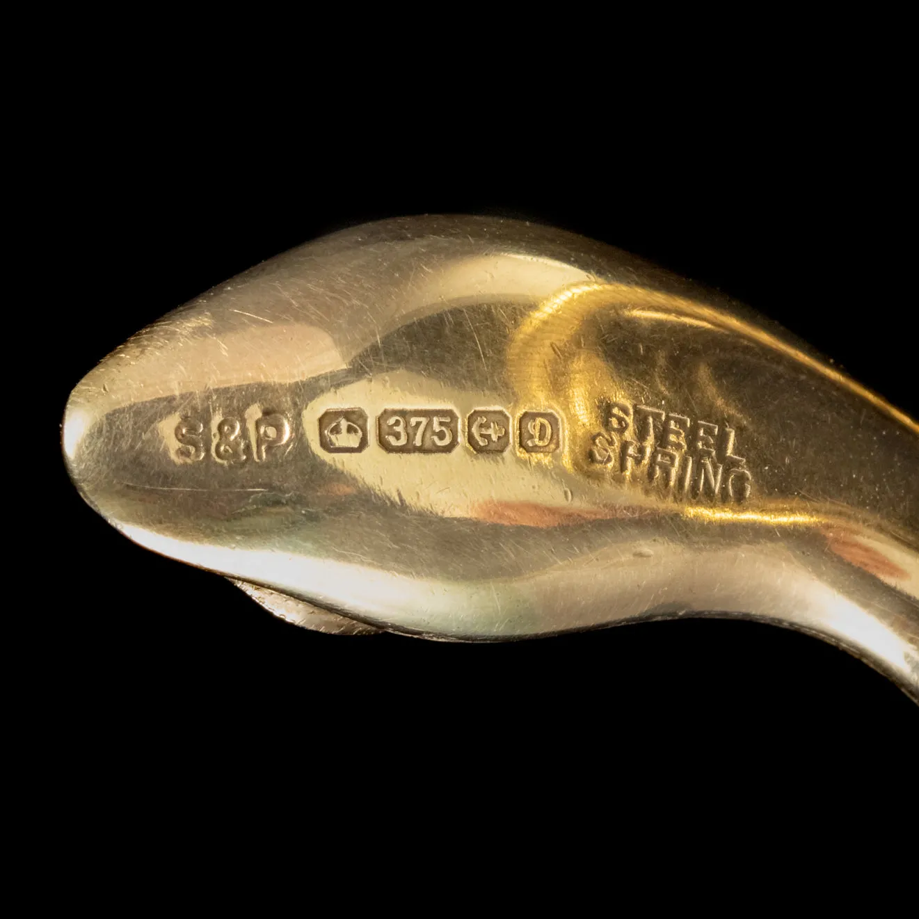 Vintage Snake Bangle 9Ct Rolled Gold Smith And Pepper Dated 1972