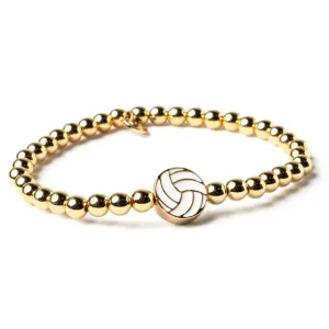 Volleyball Stack Bracelet