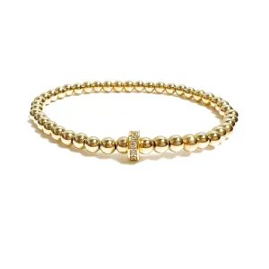 Water Resistance Bead and Disc Bracelet