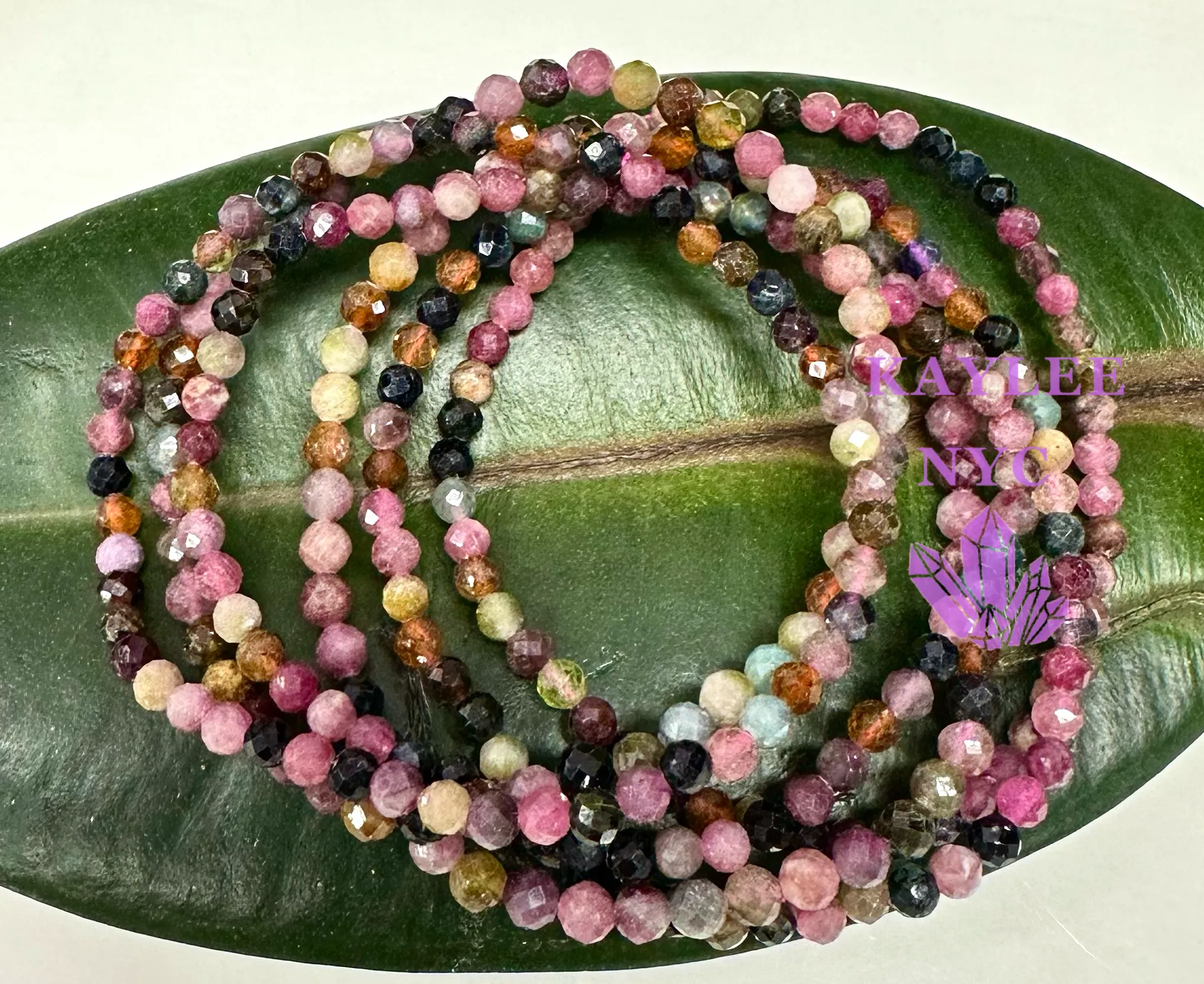 Watermelon Tourmaline Bracelet