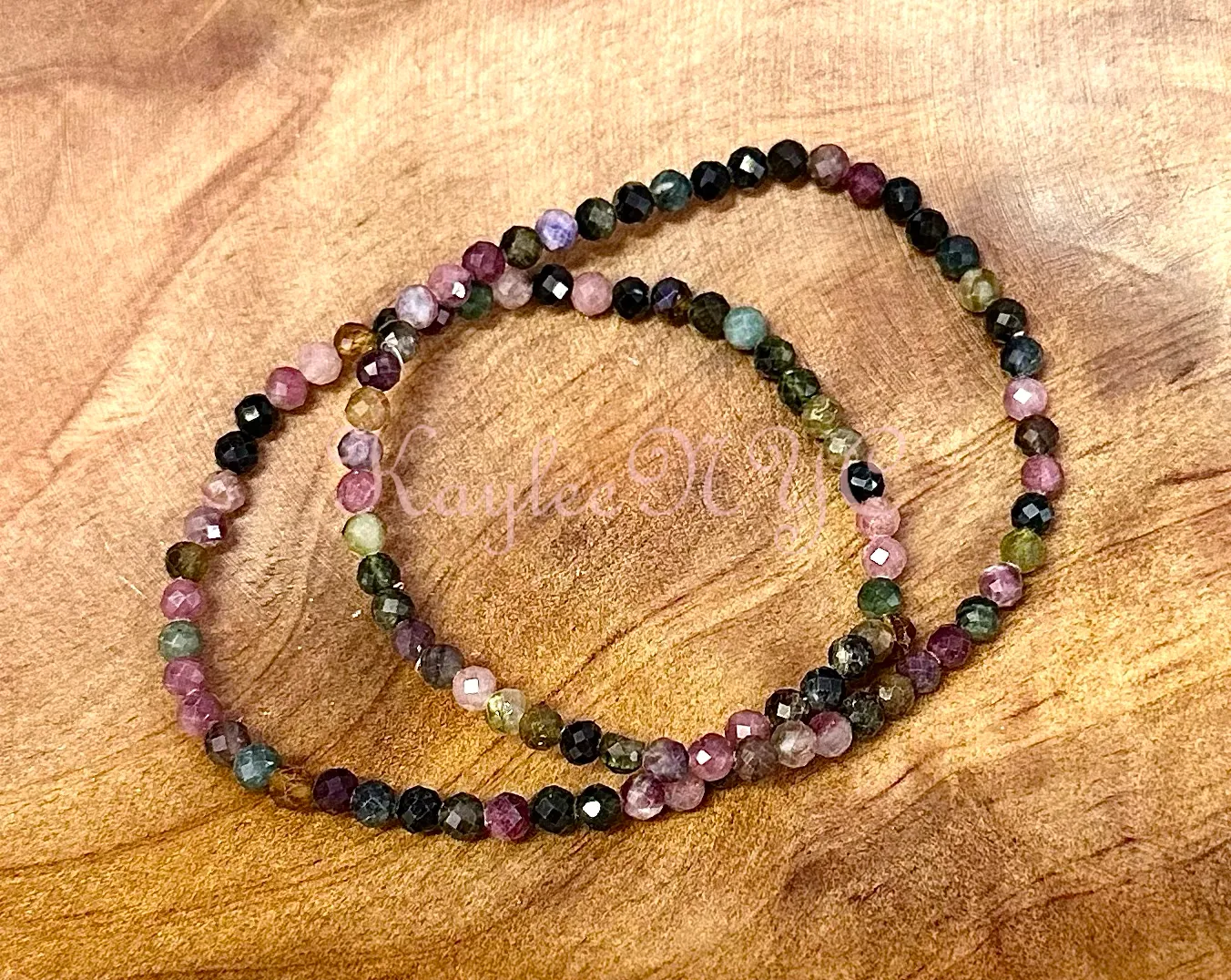 Watermelon Tourmaline Bracelet