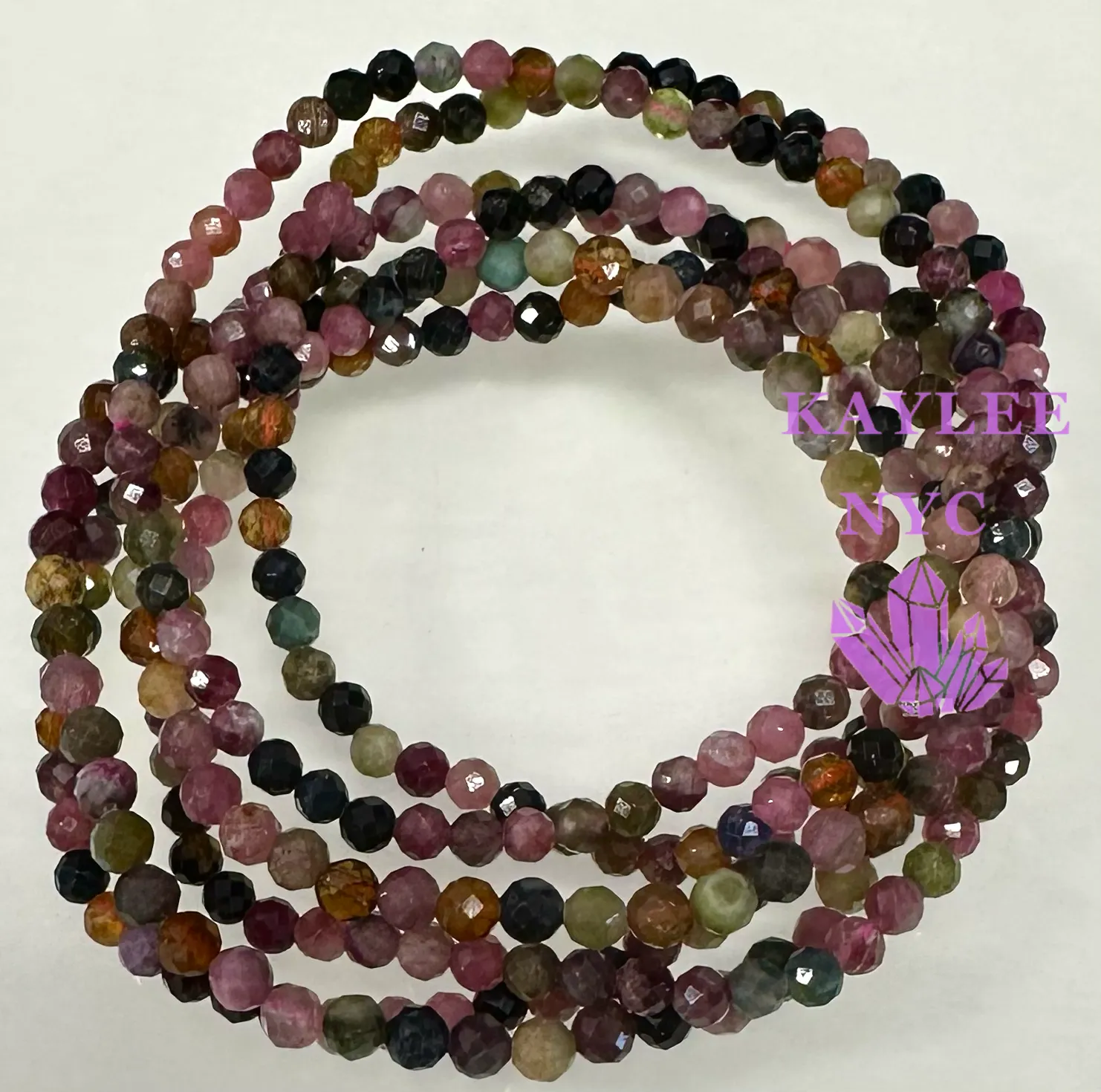 Watermelon Tourmaline Bracelet