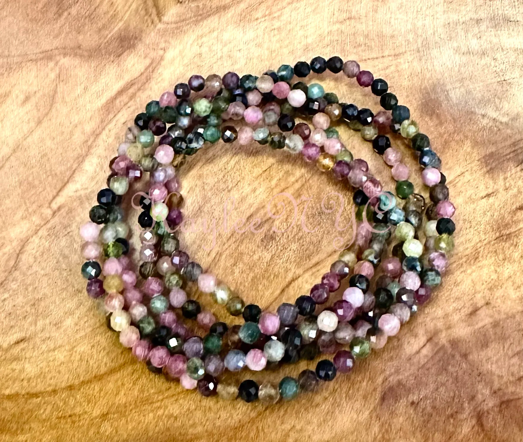 Watermelon Tourmaline Bracelet
