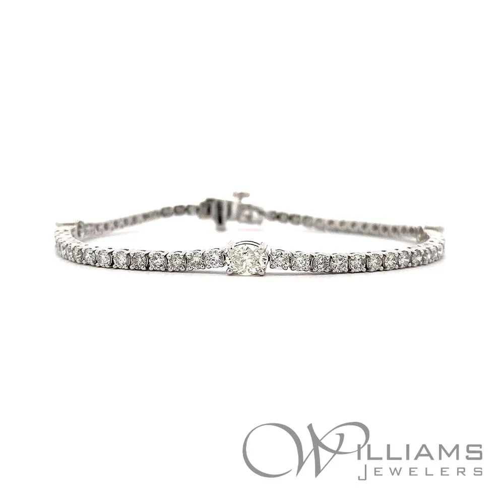 Williams Signature 14 Karat Diamond Bracelet