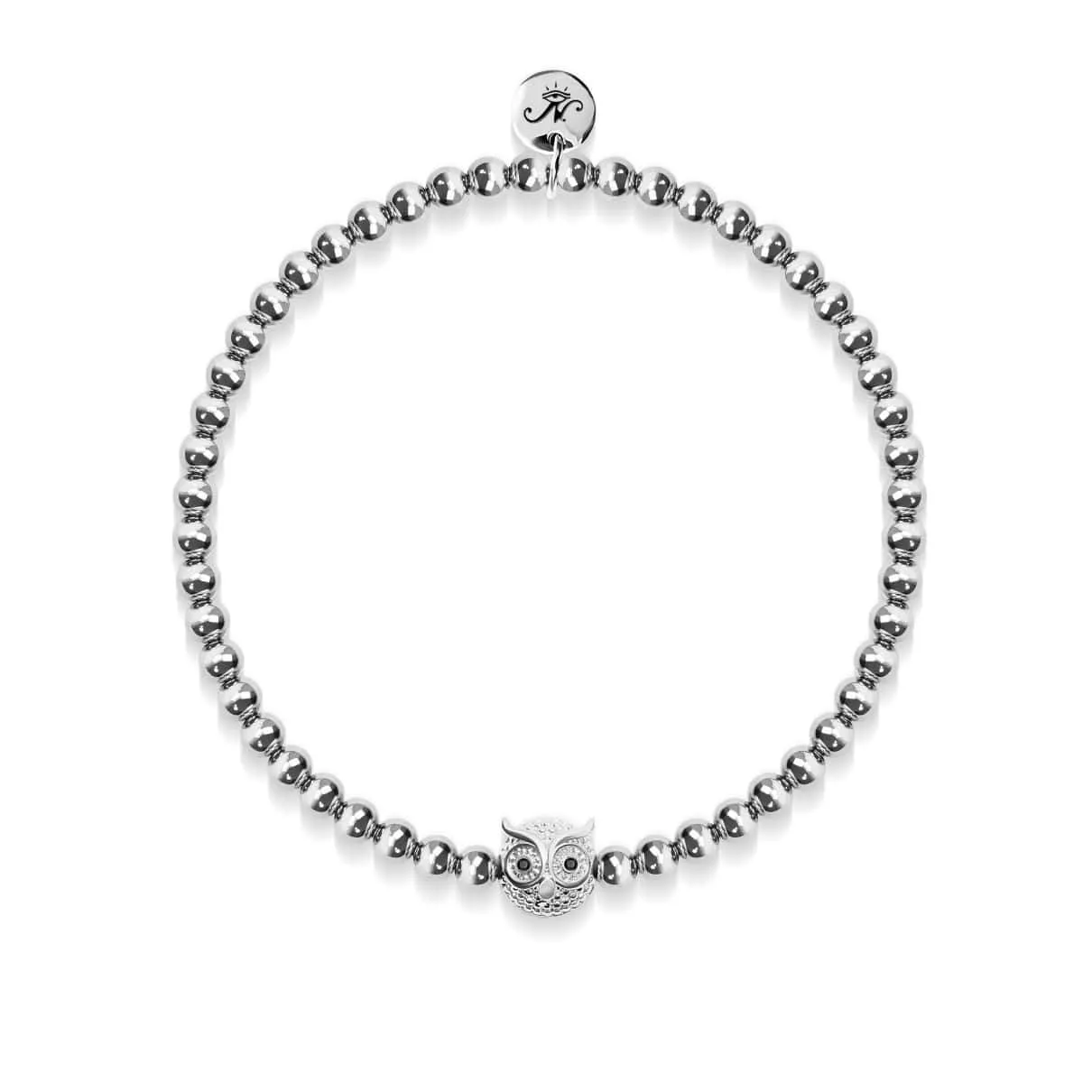 Wisdom | Silver | Crystal Night Owl