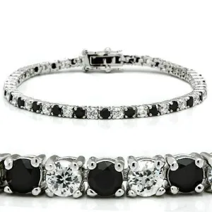 Women's Bracelets 46903 - Rhodium Brass Bracelet with AAA
