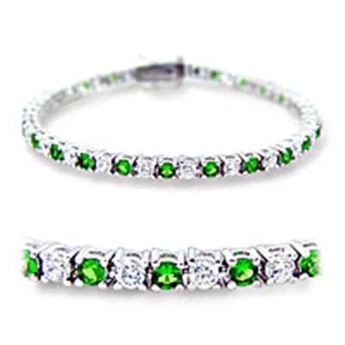 Women's Bracelets 46906 - Rhodium Brass Bracelet with