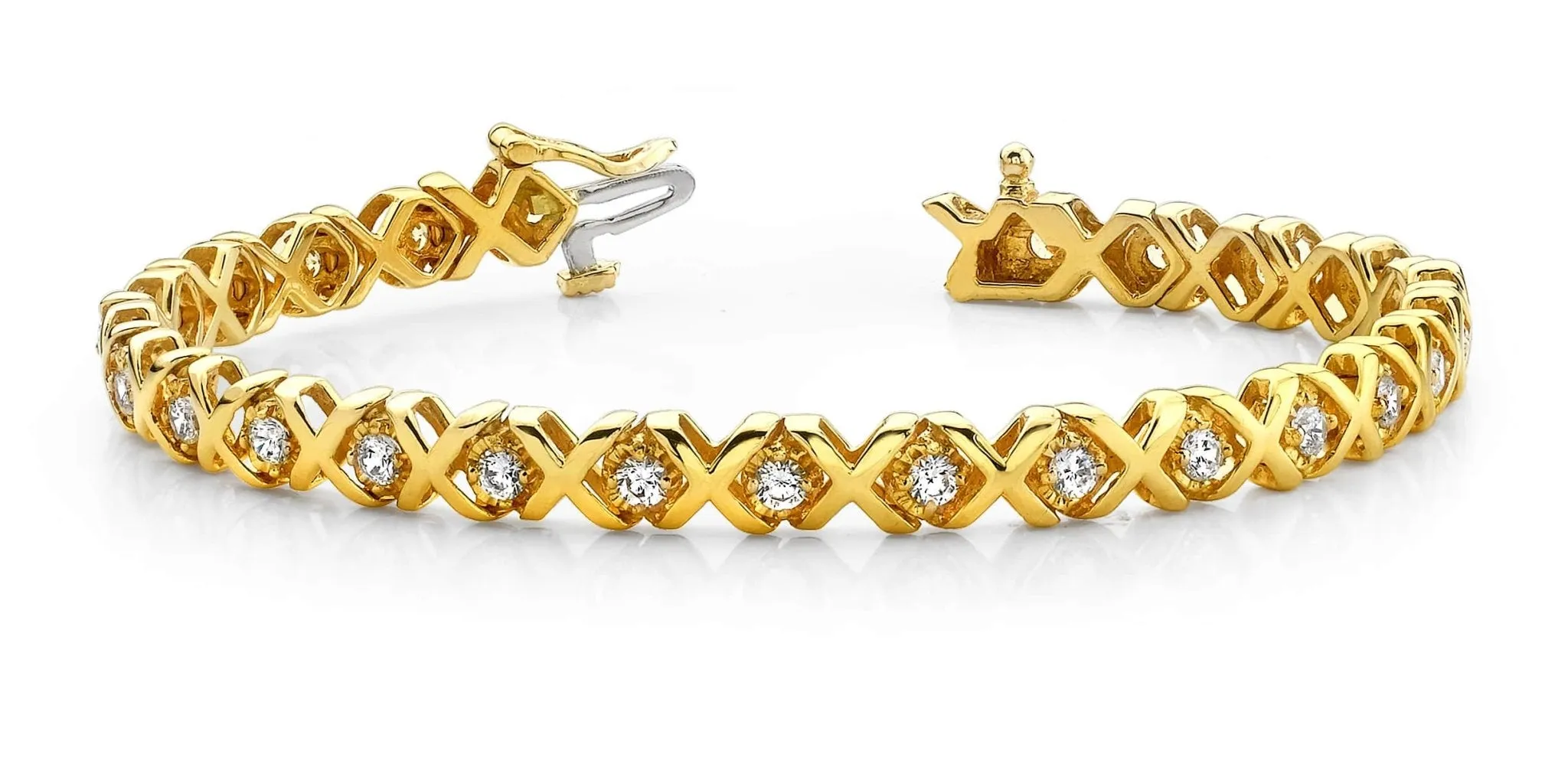 Xoxo Lab-Grown Diamond Bracelet with 1.02 ct.(finished) 2.0mm