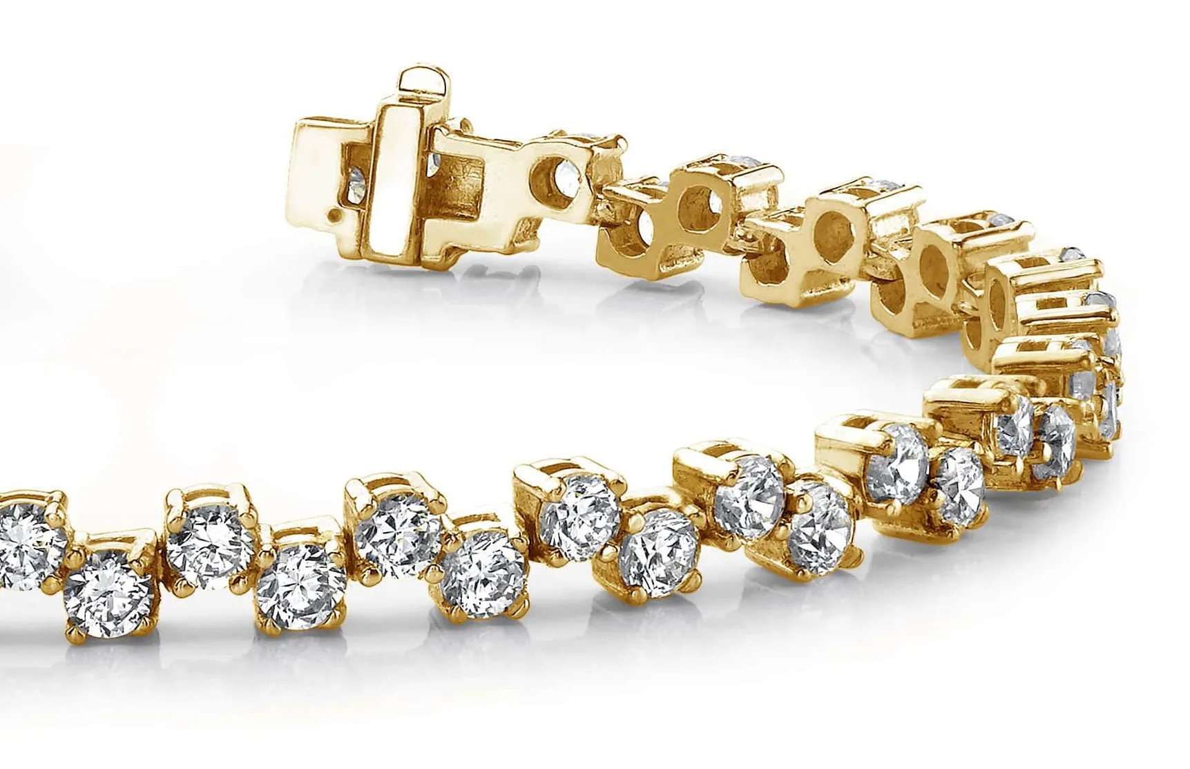 Zig Zag Diamond Bracelet with 4.99 ct.(finished) 2.75mm